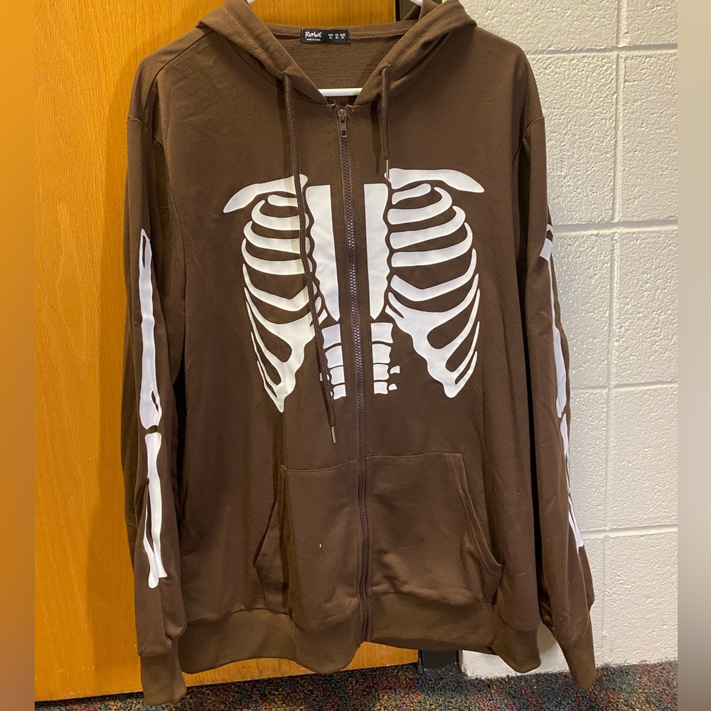 Skeleton Zip Up